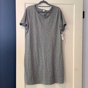Old Navy Gray  T-shirt dress NWT - great basic!